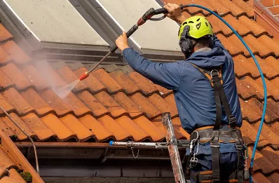 Démoussage et hydrofuge de toiture à Malaussène